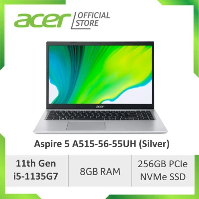 Acer Aspire 5 A515-56-55UH (Silver) 15.6 Inches FHD Laptop with latest 11th Gen i5-1135G7 Processor