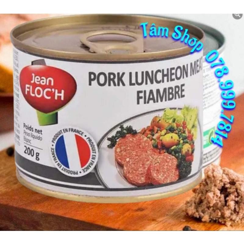 PATE THỊT HEO JEAN FLOC'H (HỘP 𝟮𝟬𝟬𝗚) - NHẬP KHẨU PHÁP