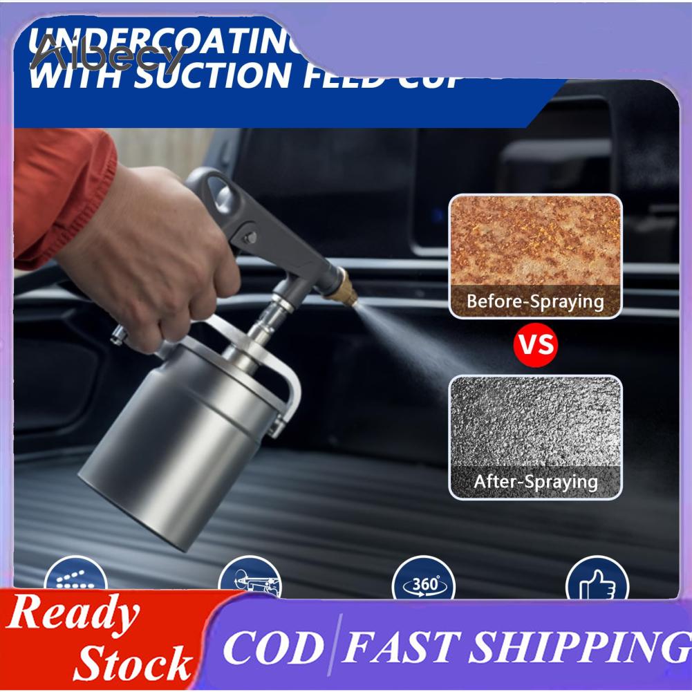 Aibecy undercoating súng phun Kit nhanh chóng phát hành mở rộng xe tăng dưới lớp phủ súng với thẳng vòi phun áp lực Gage cho rusting phòng chống
