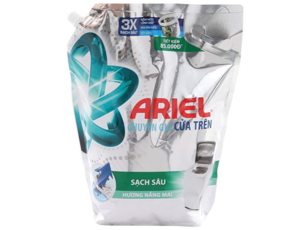 Nước giặt Ariel cửa trên sạch sâu hương nắng mai 4.1kg(401l)