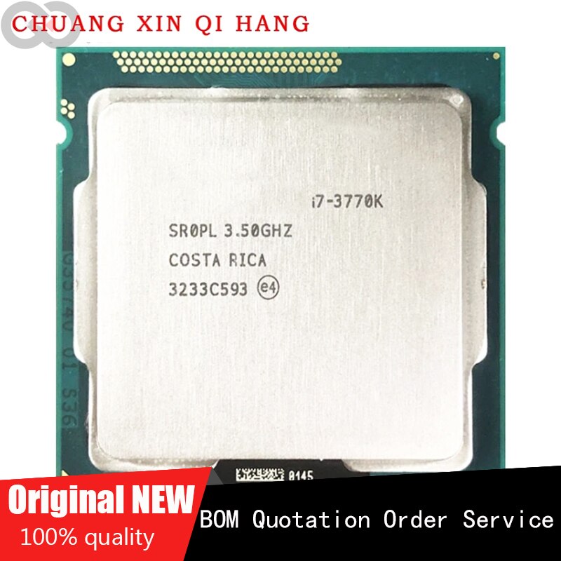 I7-3770K i7-3770K sử dụng cho I7-2600 I7-2600S I7-2600K I7-3770 I7-3770S I7-3770K Quad-core LGA 1155