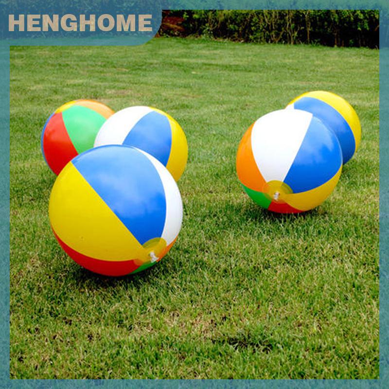 HENGHOME 33cm bóng bay bơm hơi hồ bơi bãi biển thể thao bóng trẻ em vui vẻ đồ chơi