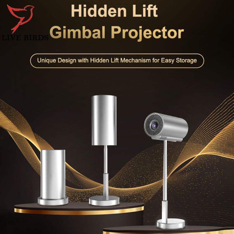 TS-3 Portable Projector 4K UHD Mini Smart Video Projectors Outdoor Movie Projector Compatible For Android 11 OS Wifi6 ราคา 3,138 บาท*ส่งฟรี