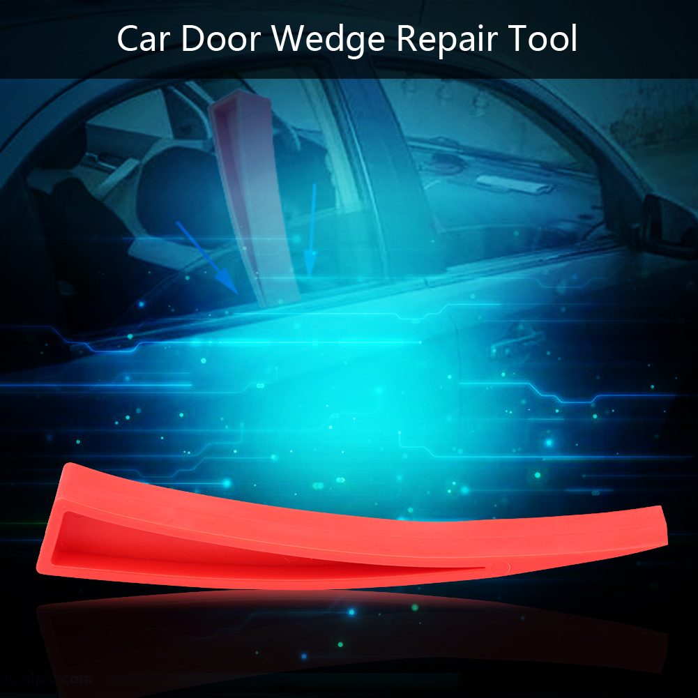 Cuque nêm cửa công cụ sửa chữa Nylon cửa xe cửa sổ Wedge Bảng điều chỉnh phổ loại bỏ paintless Dent công cụ sửa chữa Đỏ