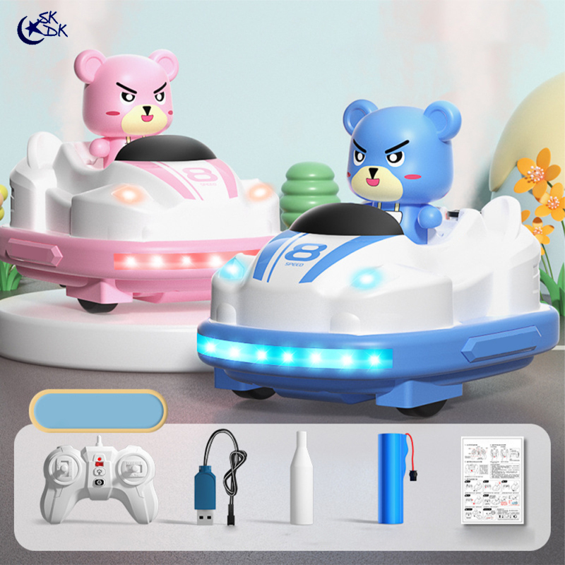 Q180 RC Bumper Cars 2.4G Remote Control Battle Bumper Cars With Lights Music RC Cars Toys Xmas Gifts For Boys Girls ราคา 799 บาท*ส่งฟรี