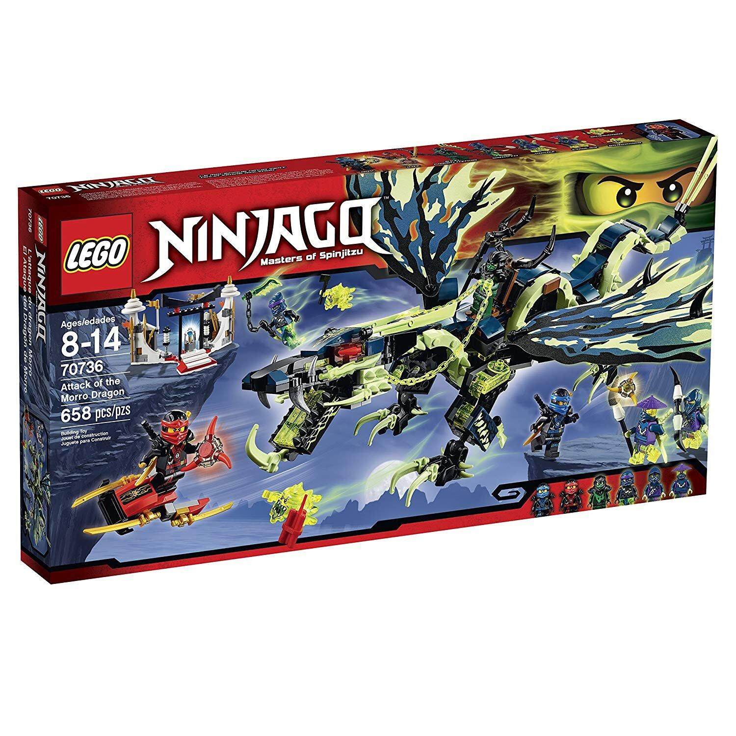 LEGO® 70736 Ninjago Attack of The Morro Dragon  658pcs 8+ Đồ Chơi Lắp Ráp lego