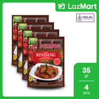 [Paket isi 4] Bamboe Rendang Bumbu Instan 35gr