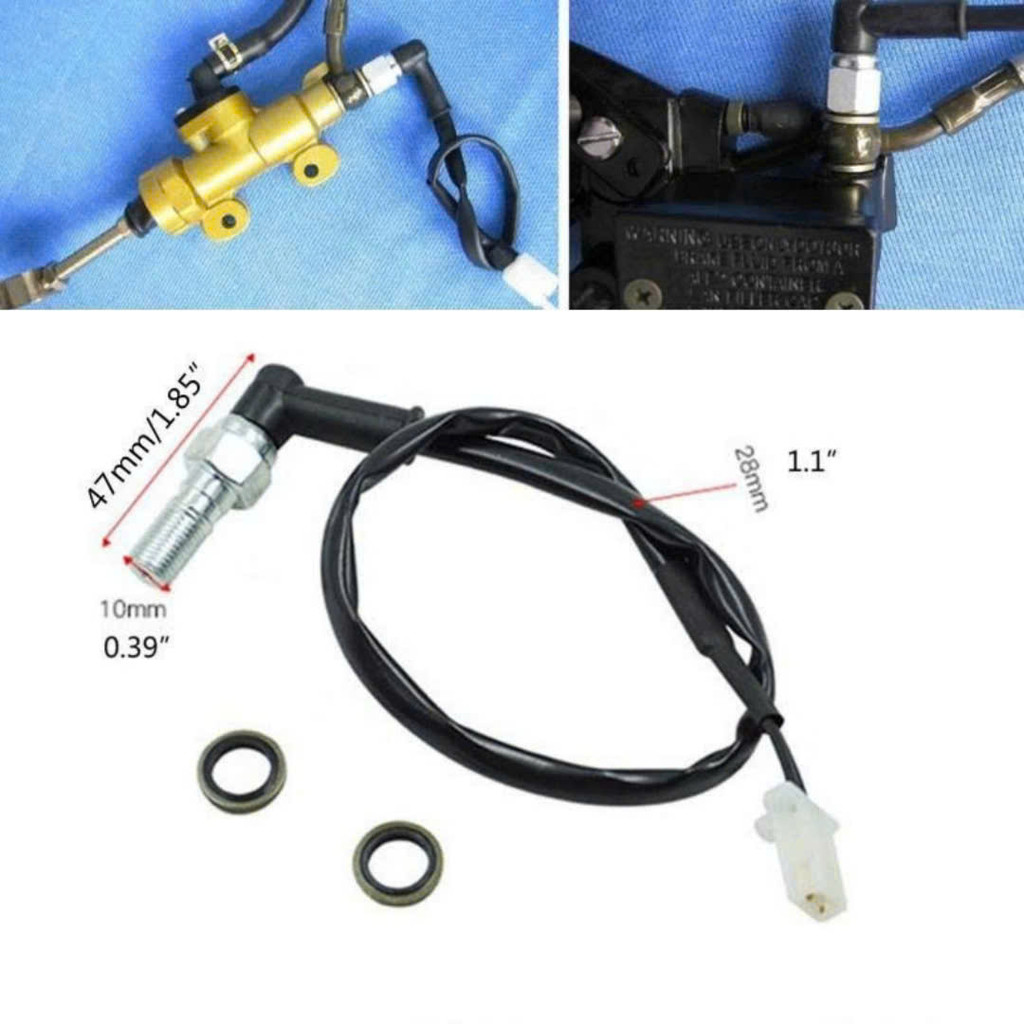 Ốc Dầu Cảm Biến Tay Thắng Kèm Công Tắc (STOP ĐIỆN ) Ren M10 Bước Ren 1mm/1.25mm tproracing_motorcycle