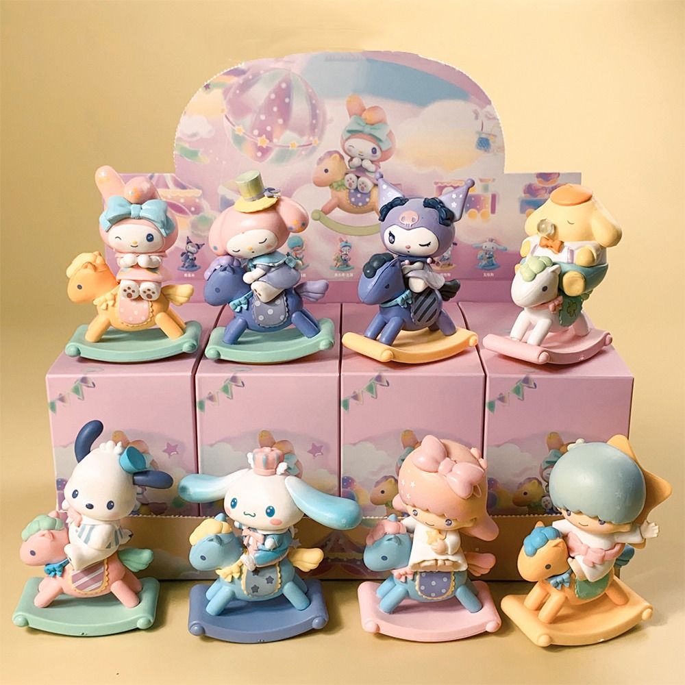 1972YAN1 Cinnamoroll Hộp mù Kuromi Búp bê mô hình Túi đoán Bí Ẩn Túi mù Sanrio