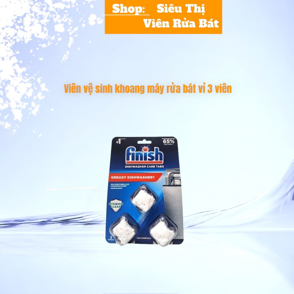 Viên vệ sinh máy rửa bát Finish
