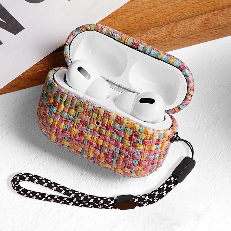 【Limited-time】 Woven Braided Pattern Case For Pro 2 Pro2 Exquisite Cover For 3 1 Pro 2nd Plastic Cover For Air Pods Pro 2