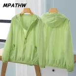 MPATHW  Áo Khoác Nam Có Mũ Mỏng Nhẹ Mùa Hè, Áo Thời Trang Mặc Ngoài Dễ Phối Đồ Chống Nắng Thoáng Khí