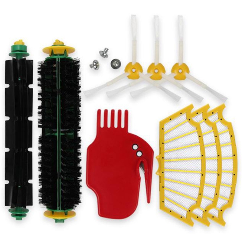 Replacement Accessories Kit for Roomba 500 Series Pack Filter and Side Brush