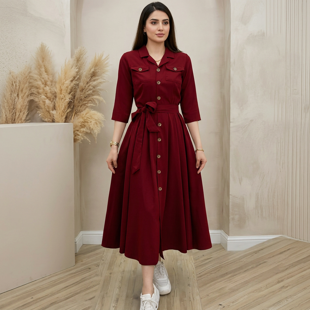 Most Demanding Design Stitched Stylish Western Wear Jumpsuit 2Pc Dress For Women and Girls