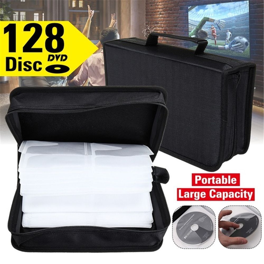 Disc Storage Case CD Holder DVD Organizer Wallet Album Media Storage