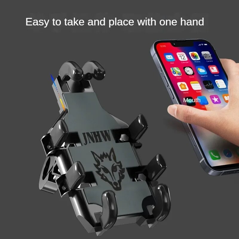 Sốc hấp thụ Xe máy điện thoại di động giá để điện thoại Xe Đạp Hỗ trợ tay lái gương chiếu hậu điện thoại di động giá để điện thoại bao da chân đế điện thoại giá để điện thoại xe