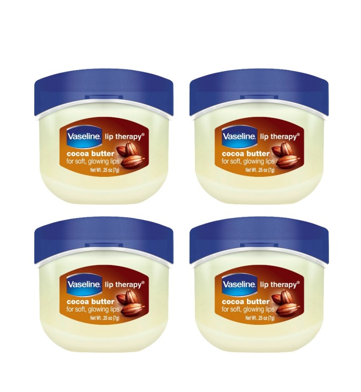 Buy (BUNDLE OF 4) VASELINE LIP THERAPY TUB COCOA BUTTER 7G Singapore