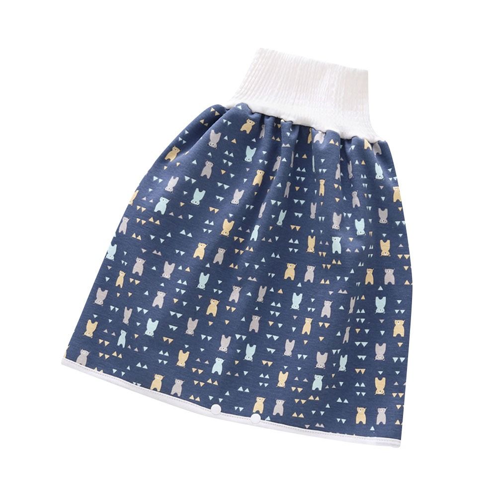 OKDEALS Waterproof Baby Diaper Waterproof Pant Leak Proof Cotton Washable Cloth Diapers Cotton Diaper Skirt Urine Training Pants for Baby - 2