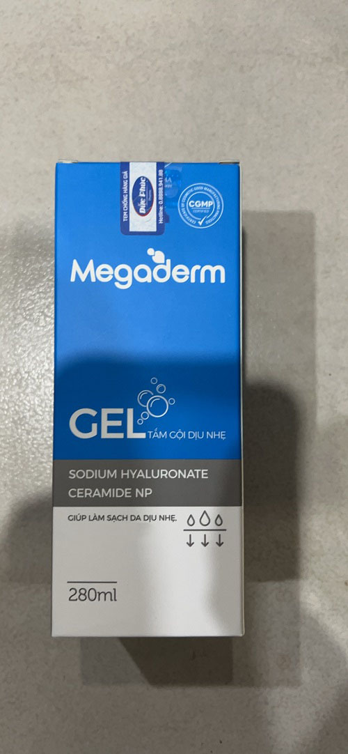 GEL TẮM GỘI DỊU NHẸ MEGADERM 280ML