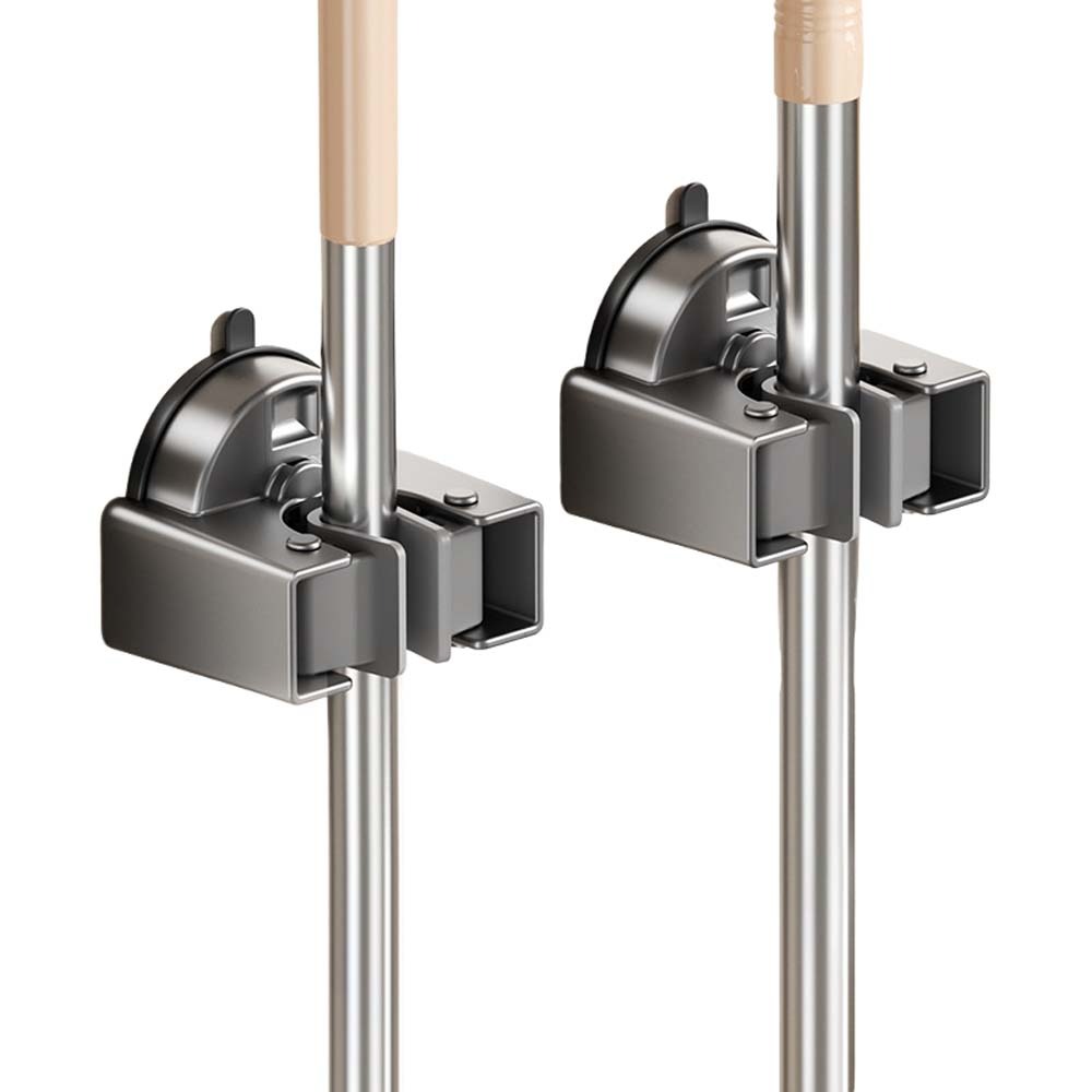 ECOCOKU Tự dính Móc treo chổi nhà tắm Chổi Cốc hút Giá đỡ chổi lau hút chân không Có thể tháo rời Không cần khoan Móc treo tường Sắp xếp nhà bếp - 3