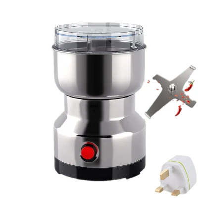 Food Grinder Coffee Processor Blender Electric Peanut Rice Spice Bean Smash Machine Grinding Maker Milling For Baby Multifunctional Cooking Mixer Mini Portable Powder Mill