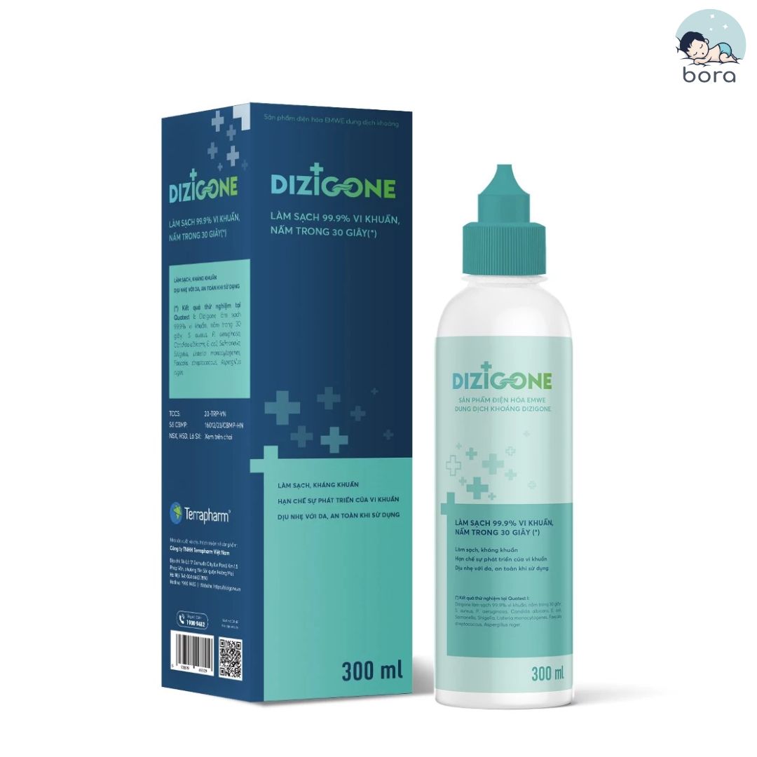 Dung dịch kháng khuẩn DIZIGONE 100ml/300ml/ 500ml chăm sóc tổn thương không đau xót tái tạo da ngăn ngừa sẹo cho bé
