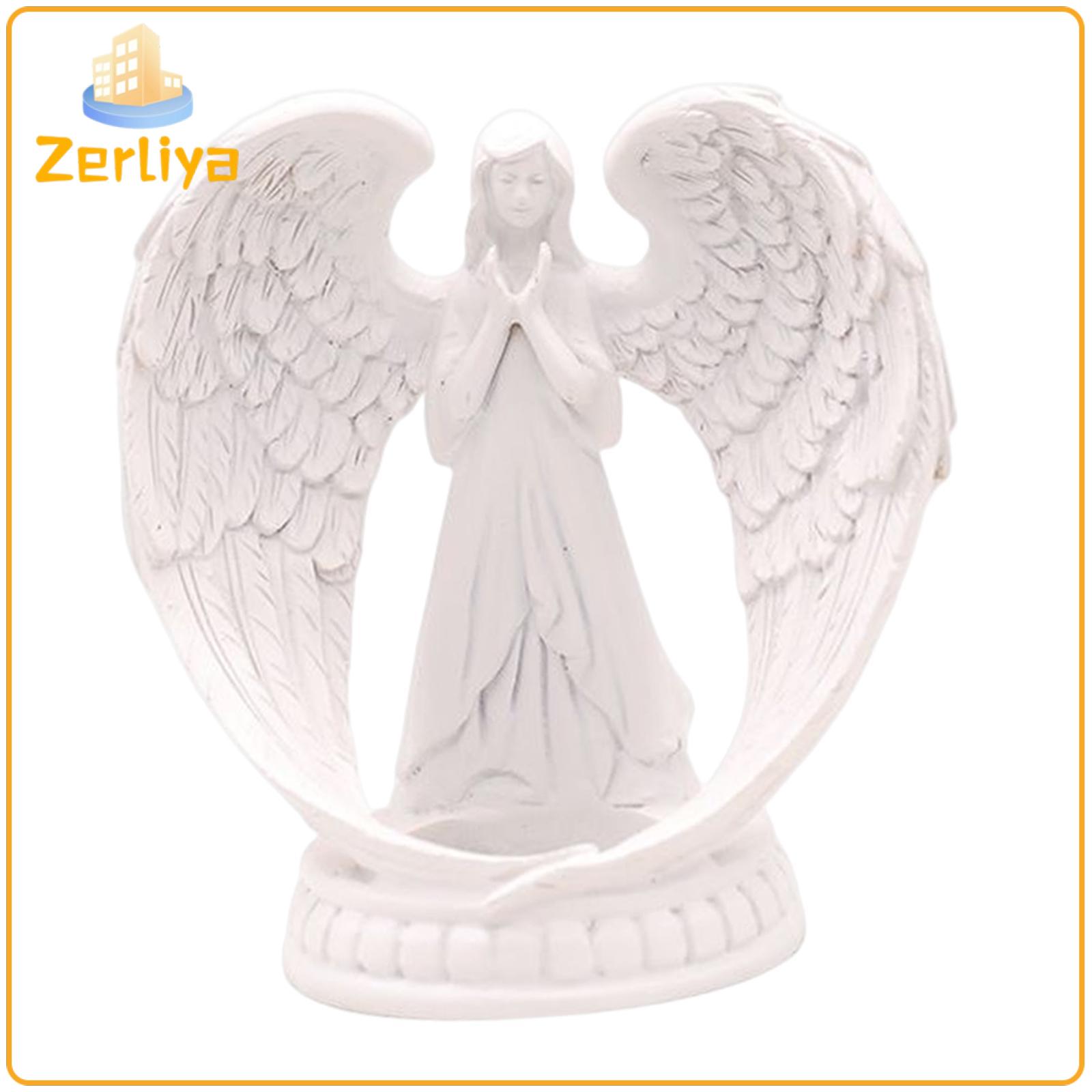 petsola Resin Angel Statue Candle Holder Decorative Prayer Candelabra for Baby Shower, ราคา 1,167 บาท*ส่งฟรี
