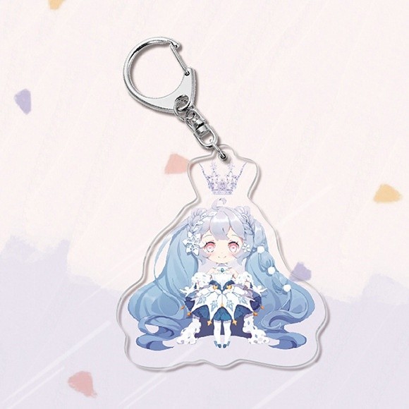 Móc Khóa Acrylic Hình Nhân Vật Hatsune Miku Luo Tianyi