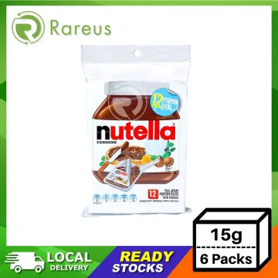 Nutella Copetta Hazelnut Spread (12 Sachet x 15g x 6 Packs)
