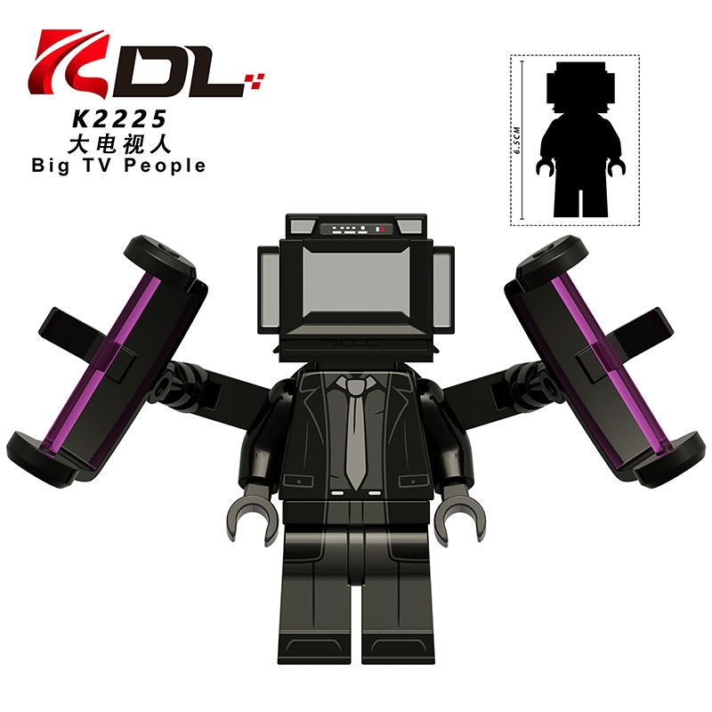 Skibidi Toilet Cameraman Speakerman Titan TV Man Compatible with LEGO building blocks Compatible wit