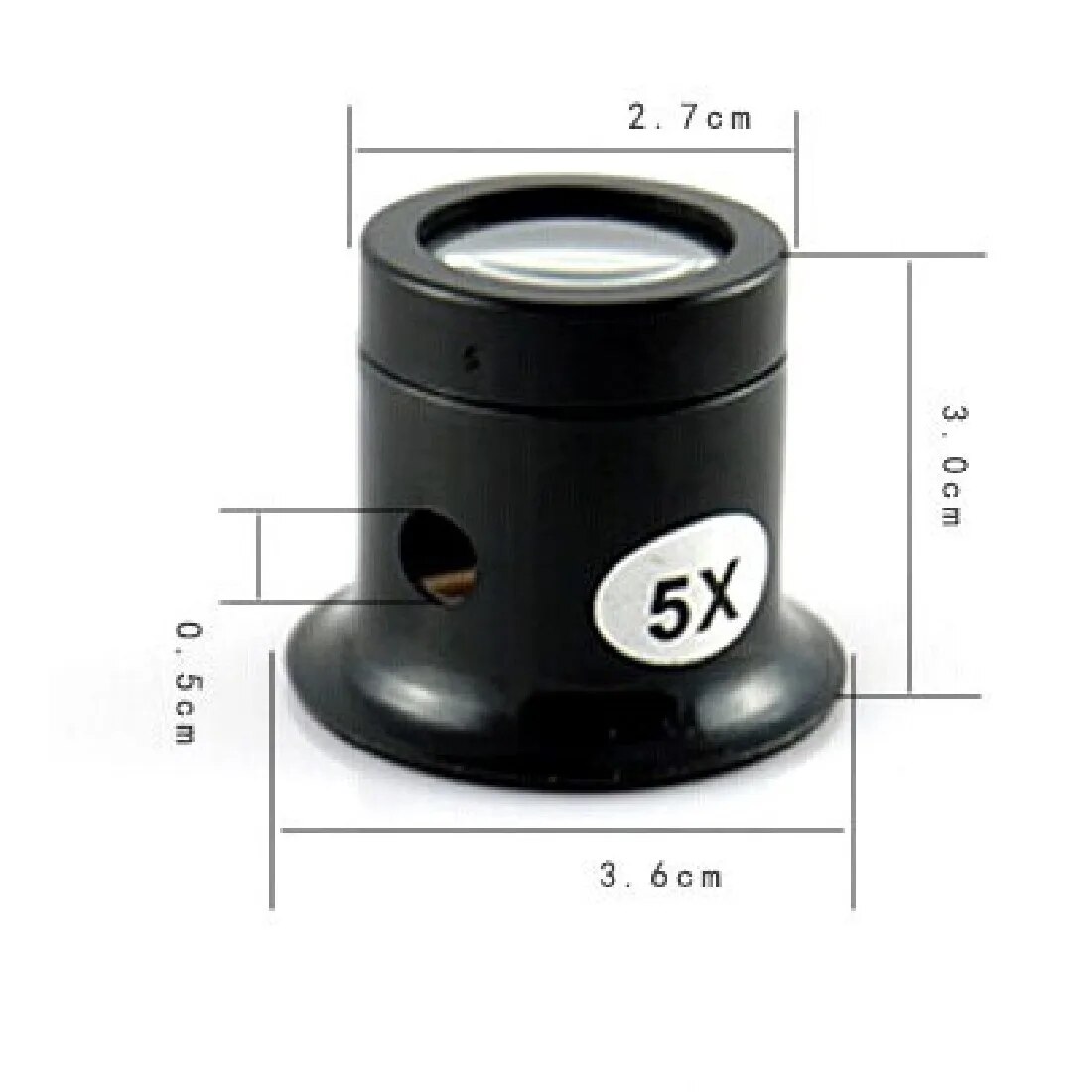 Trong Nhu Cầu 10X/5X Bằng Một Mắt Kính lúp Ống Kính Loupe Jeweler Đồng Hồ kính lúp kính lúp Len Bộ đồ nghề điện Công Cụ