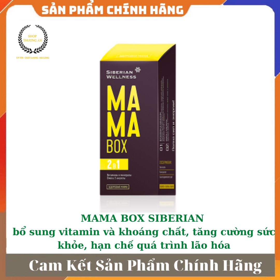 Thực phẩm Mama Box siberian, bổ sung vitamine và khoáng chất