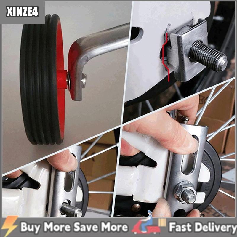 [COD] XINZE4 1 cặp xe đạp có thể điều chỉnh xe Đạp Xe Đạp đào tạo wheelschildren ổn định bền học tập thực tế