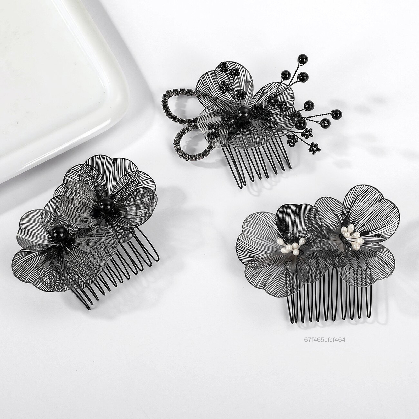 Halloween Hair Hoop/Hair Comb Hypo-allergenic Headwear with Rhinestone Decor for Birthday Stage Party Show Dress Up DTJT-VN