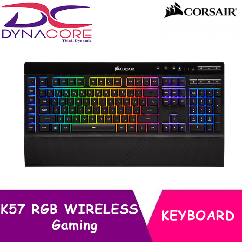 DYNACORE - CORSAIR K57 RGB WIRELESS Gaming Keyboard (NA) Singapore
