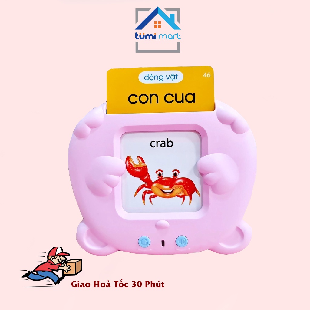 Máy đọc thẻ song ngữ Anh - Việt, Thẻ Flash Card Học Tiếng Anh bảo hành 6 tháng