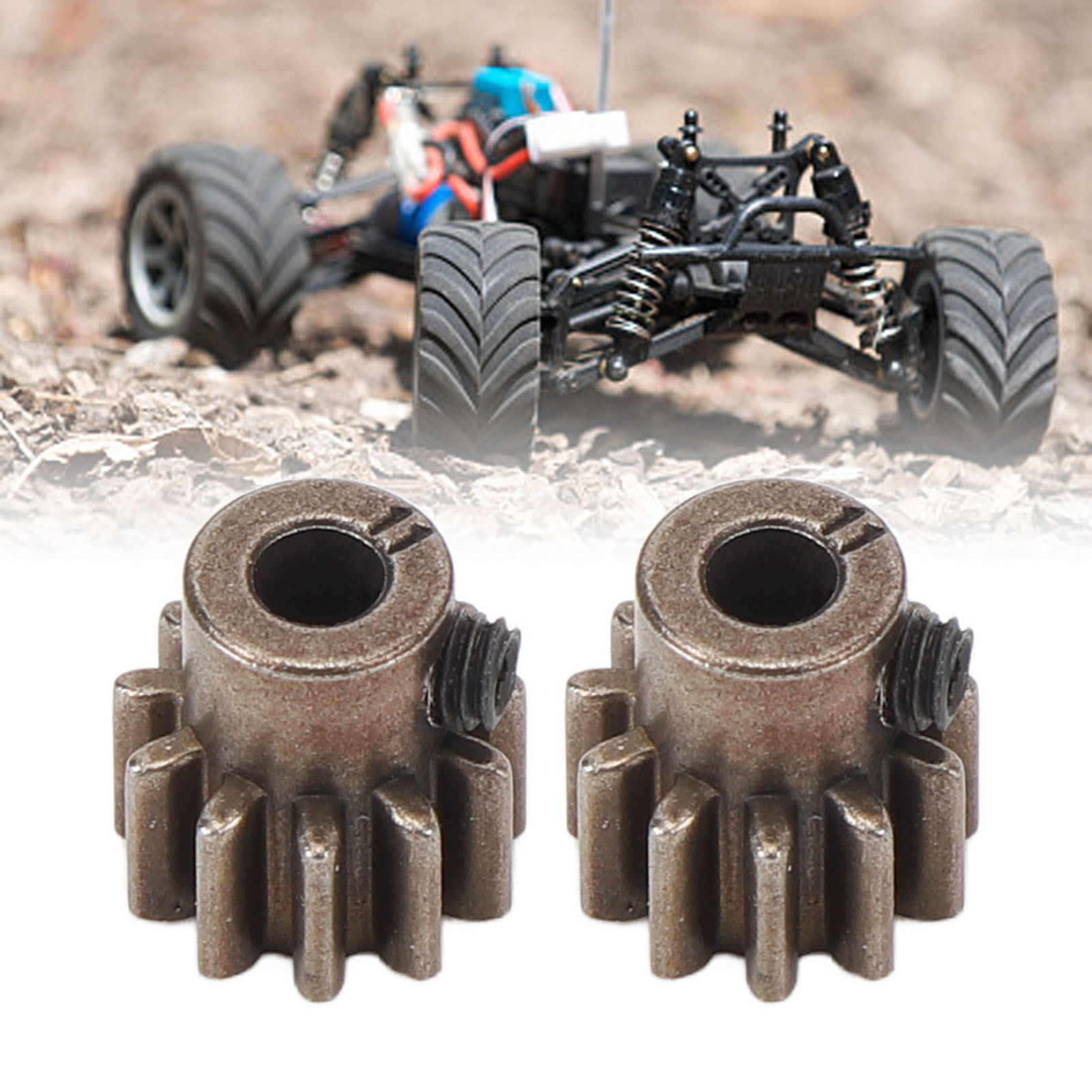 Xe hơi điều khiển từ xa 11t bánh răng bánh răng có thể điều chỉnh Xe hơi điều khiển từ xa 32P bánh răng bánh răng 2 cái 6747 thép cho động cơ