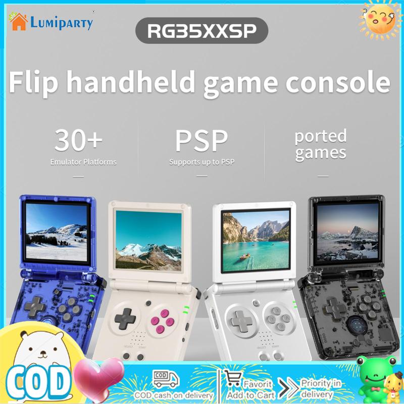RG35XXSP Retro Handheld Game Console 3.5-Inch Screen Portable Foldable Handheld Game Console With 3300mAH Battery ราคา 5,422 บาท*ส่งฟรี