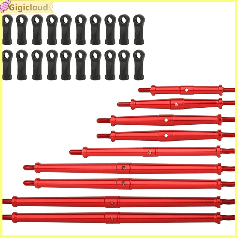 Gigicloud RC Car Aluminum Alloy Pull Rod Upgrade Spare Parts Compatible For 1/10 SCX10III Remote Control Car Replacement Accessories ราคา 485 บาท*ส่งฟรี