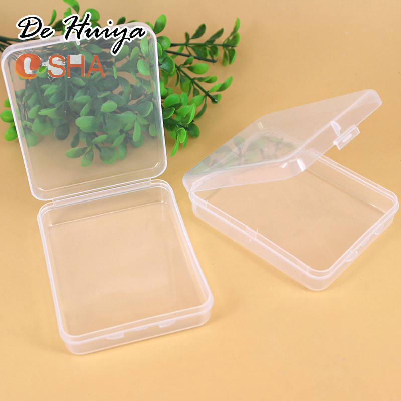 DEHUIYA [Lsha] พลาสติกใสการจัดเก็บ photocards การจัดเก็บบัตรขนาดเล็กใหม่เรียงลำดับกล่อง ราคา 9 บาท*ส่งฟรี