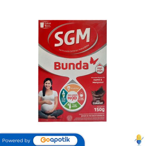Sgm Bunda Hamil Dan Menyusui Cokelat 150 Gram Box