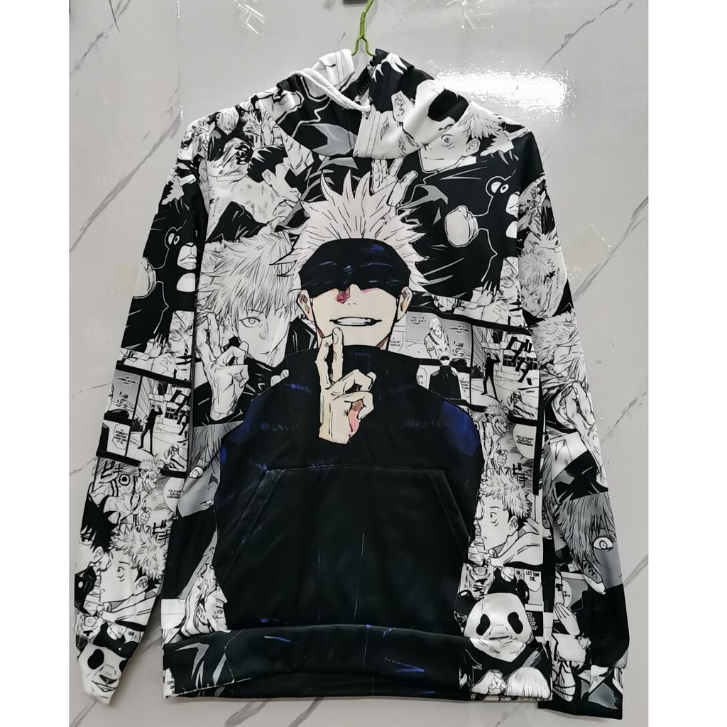 Jujutsu Kaisen Gojo Satoru 3D Print Anime Hoodies Men  Fashion Oversized Hoodie Haruku Hip Hop Pullo