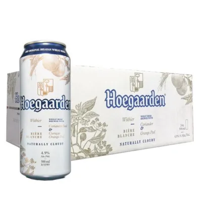 Hoegaarden Wheat Beer 500ml x 24 cans (BBD: Apr 2022)