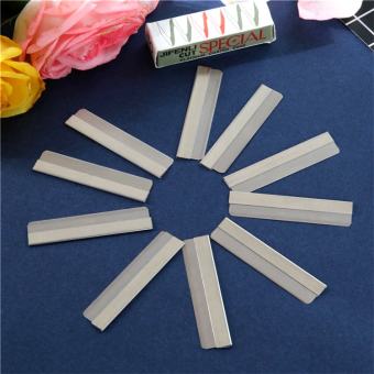 Hộp 10 lưỡi cạo lông mày, dao cạo lông mày lưỡi thép Sharp Nhật Bản chuyên dụng M33