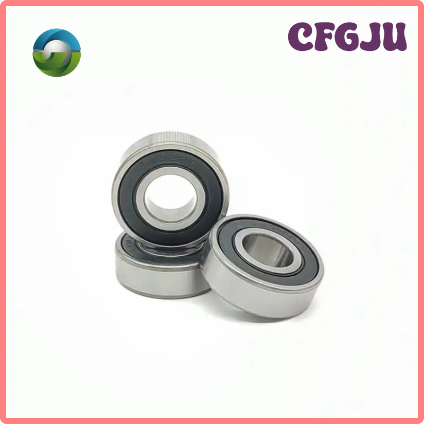 Cfgju 10pcs s6001rs mang 12*28*8mm ABEC-7 440C thép không gỉ S 6001rs vòng bi 6001 bi thép không gỉ 