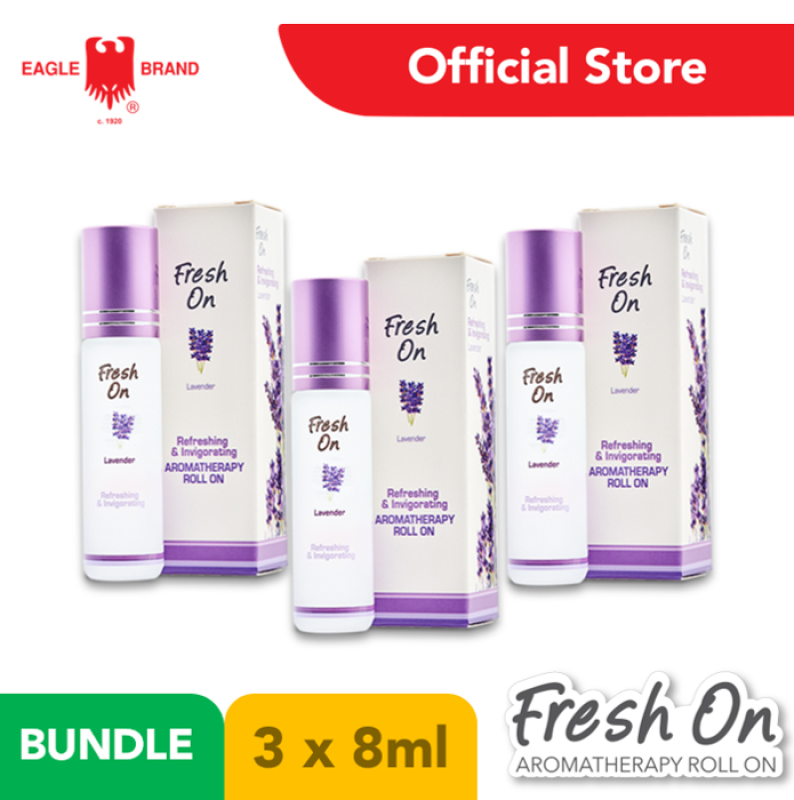 Buy 3x - Fresh On Aromatherapy Roll-On 8ml (Lavender) Singapore