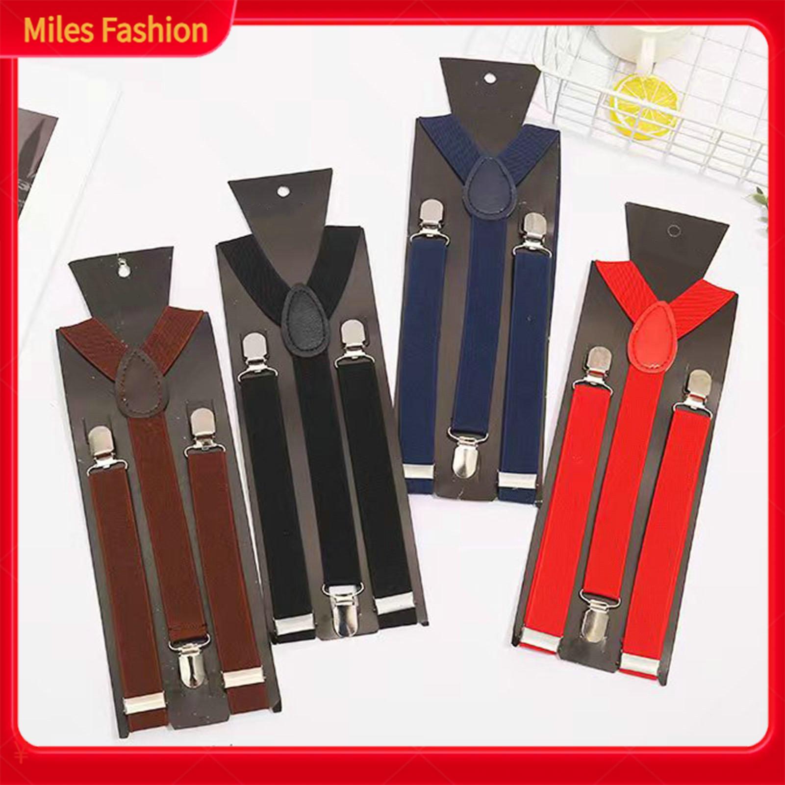Dây đai quần có thể điều chỉnh dây đàn hồi treo có thể điều chỉnh unisex Y-Dây đeo quần sau lưng cho tiệc cưới mặc hàng ngày chống phá vỡ dây đai đàn hồi màu trơn niềng răng Yêu thích