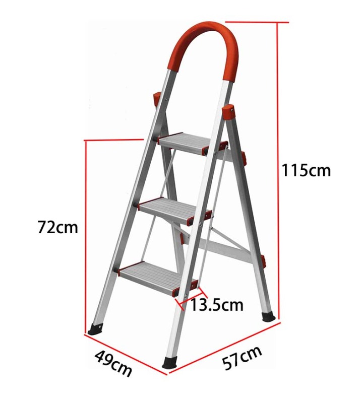 Aluminium Household 5/6 Steps Ladder