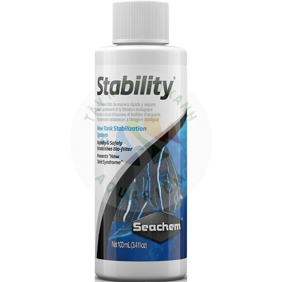 [Giá hủy diệt] [Chính hãng] Vi Sinh cao cấp Seachem Stability khử NO3 chai 100ml/250ml/500ml Có Tem Chính Hãng