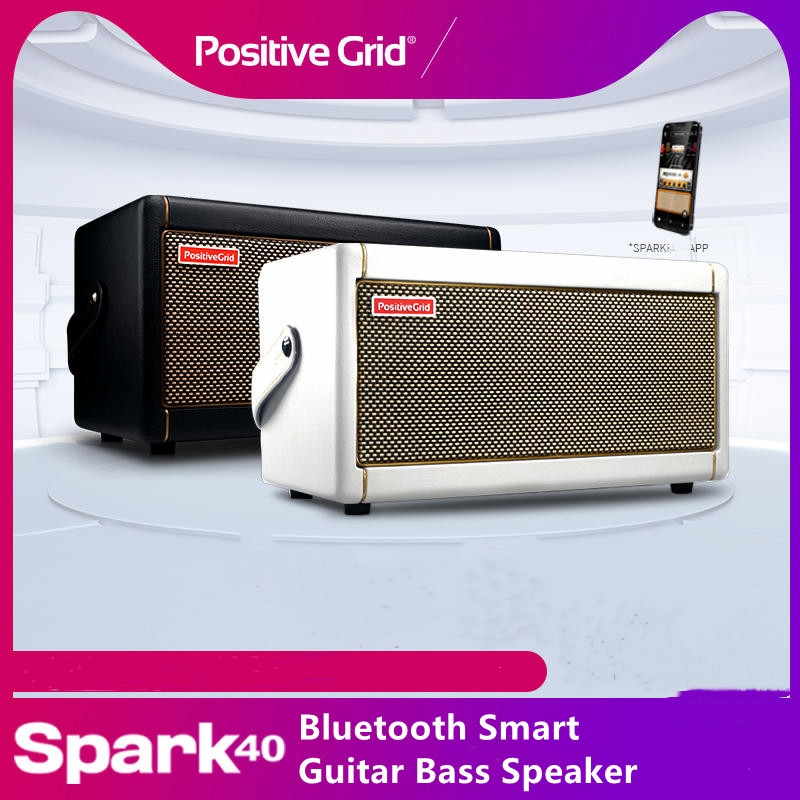  Positive Grid Spark GO 5W Ultra-Portable Smart Guitar Amp,  Headphone Amp & Bluetooth Speaker with Smart App for Electric Guitar,  Acoustic or Bass – Pearl : Musical Instruments